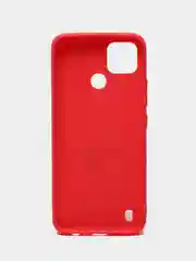 Красный чехол силиконовый на Realme C21Y, матовый