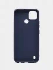 Темно-синий чехол силиконовый на Realme C21Y, матовый