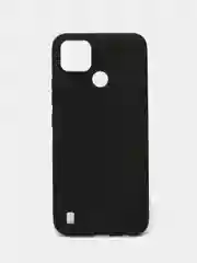 Черный чехол силиконовый на Realme C21Y, матовый