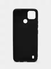 Черный чехол силиконовый на Realme C21Y, матовый
