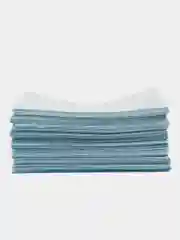 Карман для стенда А4  с белым скотчем, плоский настенный, прозрачный,горизонтальный 100 шт