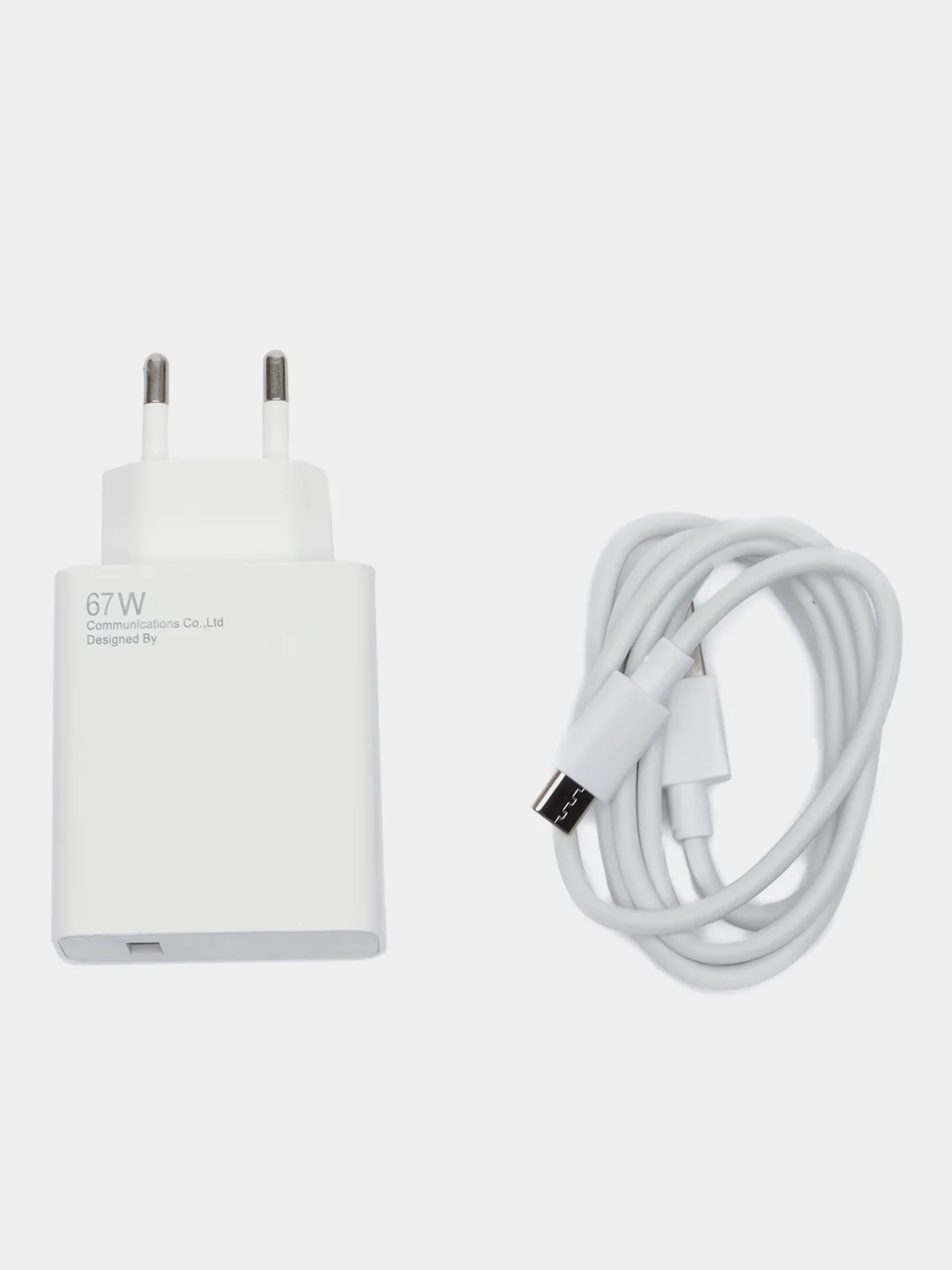 Блок питания Xiaomi 67W, 120W с кабелем USB - Type-C 1 метр