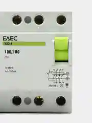 УЗО 100А 100mA 4р EAEC - Автомат дифференциальной защиты