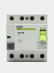 УЗО 100А 100mA 4р EAEC - Автомат дифференциальной защиты