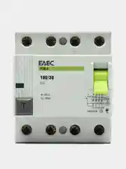 УЗО 100A 30mA 4р EAEC - Автомат дифференциальной защиты