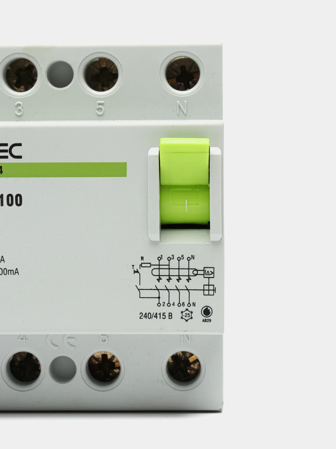 УЗО 32А 100mA 4р EAEC- Автомат дифференциальной защиты