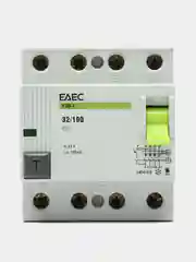 УЗО 32А 100mA 4р EAEC- Автомат дифференциальной защиты