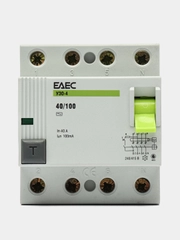 УЗО 40A 100mA 4р EAEC- Автомат дифференциальной защиты