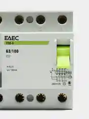 УЗО 63A 100mA 4р EAEC- Автомат дифференциальной защиты