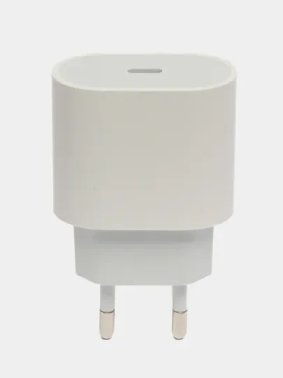 Белый блок питания для iPhone, Type-C, с быстрой зарядкой, 20-25W