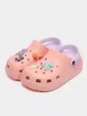Розовый сабо женские, с джибитсами