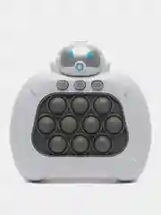 Серебряный электронный поп ит, интерактивная игрушка антистресс Pop it
