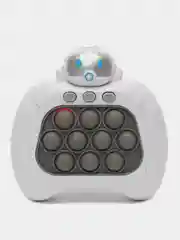 Серебряный электронный поп ит, интерактивная игрушка антистресс Pop it