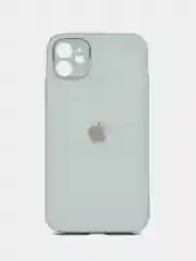 Белый чехол для iPhone 11, со стеклянной панелью, защита камеры
