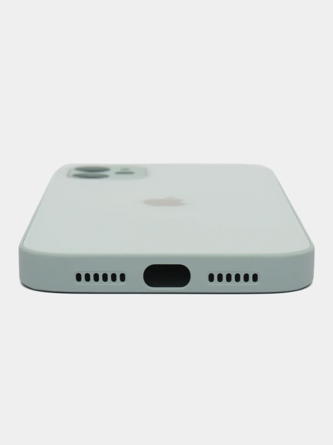 Белый чехол для iPhone 11, со стеклянной панелью, защита камеры