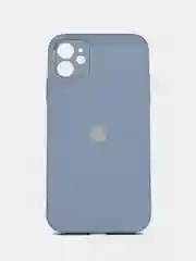 Небесно-голубой чехол для iPhone 11, со стеклянной панелью, защита камеры