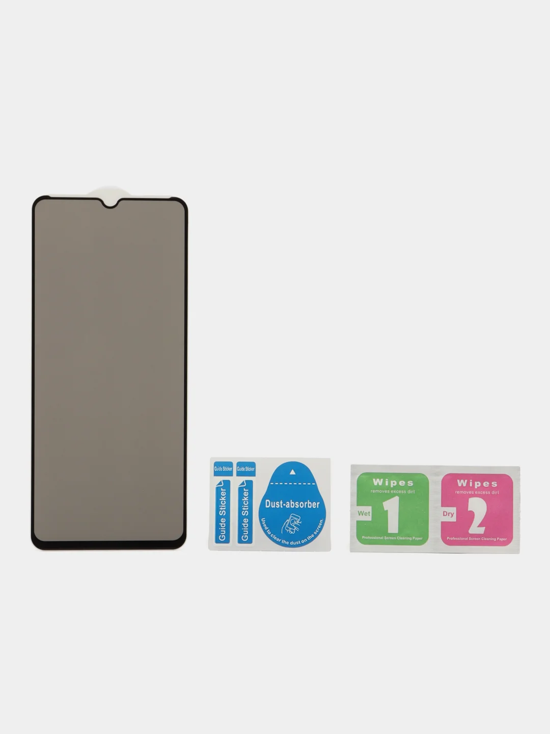 Черный защитное стекло антишпион Xiaomi Redmi 10C/12C /Poco C40 (Сяоми Редми 10С/12С/Поко С40)