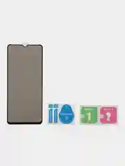 Черный защитное стекло антишпион Xiaomi Redmi 10C/12C /Poco C40 (Сяоми Редми 10С/12С/Поко С40)