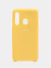 Желтый чехол силиконовый Silicone Cover Case для Samsung Galaxy A20S, A60, M40