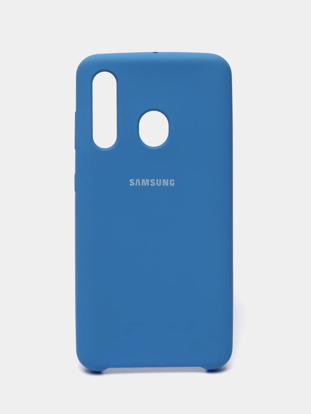 Синий чехол силиконовый Silicone Cover Case для Samsung Galaxy A20S, A60, M40