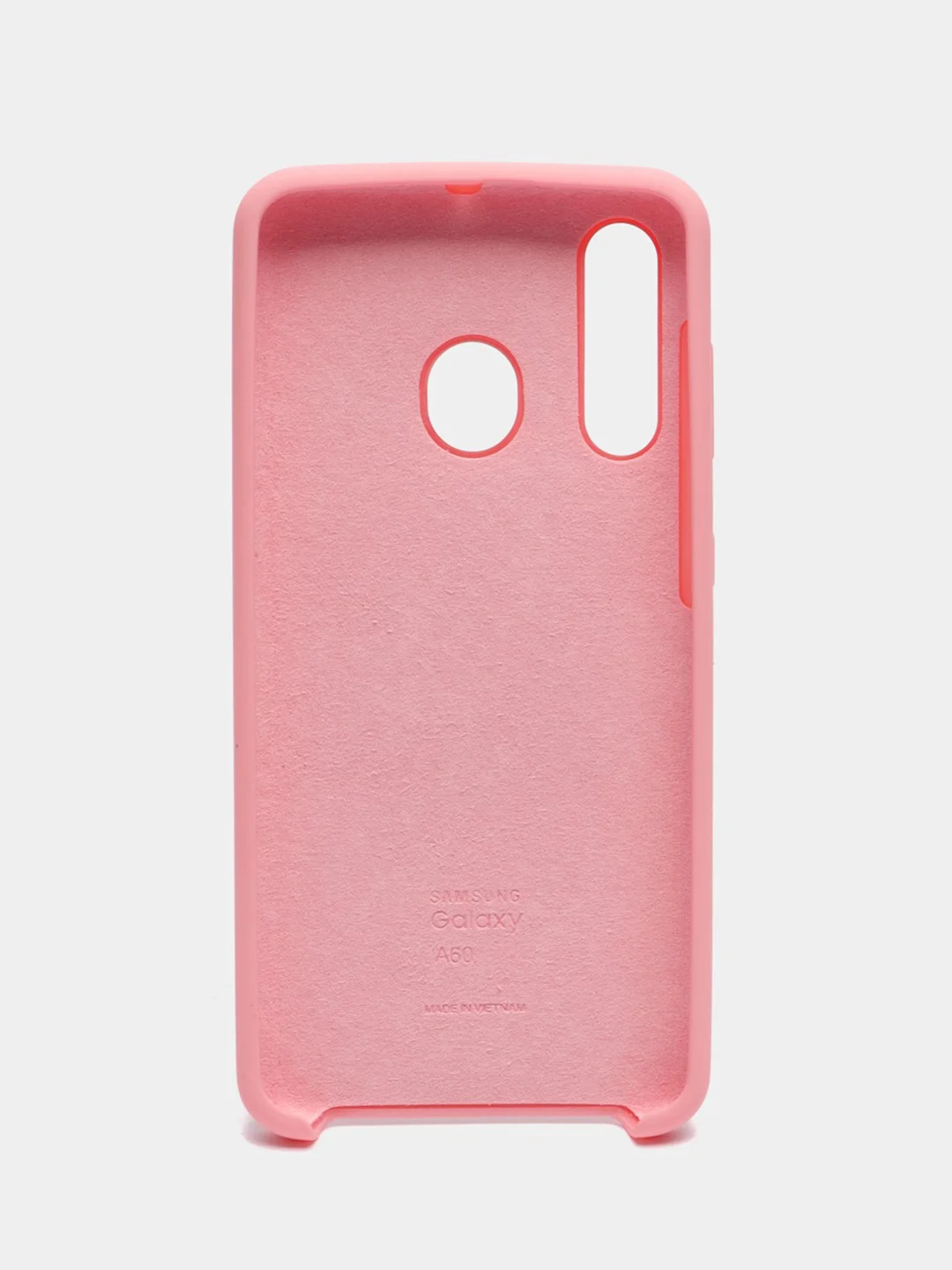 Розовый чехол силиконовый Silicone Cover Case для Samsung Galaxy A20S, A60, M40