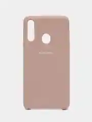 Бежевый чехол силиконовый Silicone Cover Case для Samsung Galaxy A20S, A60, M40