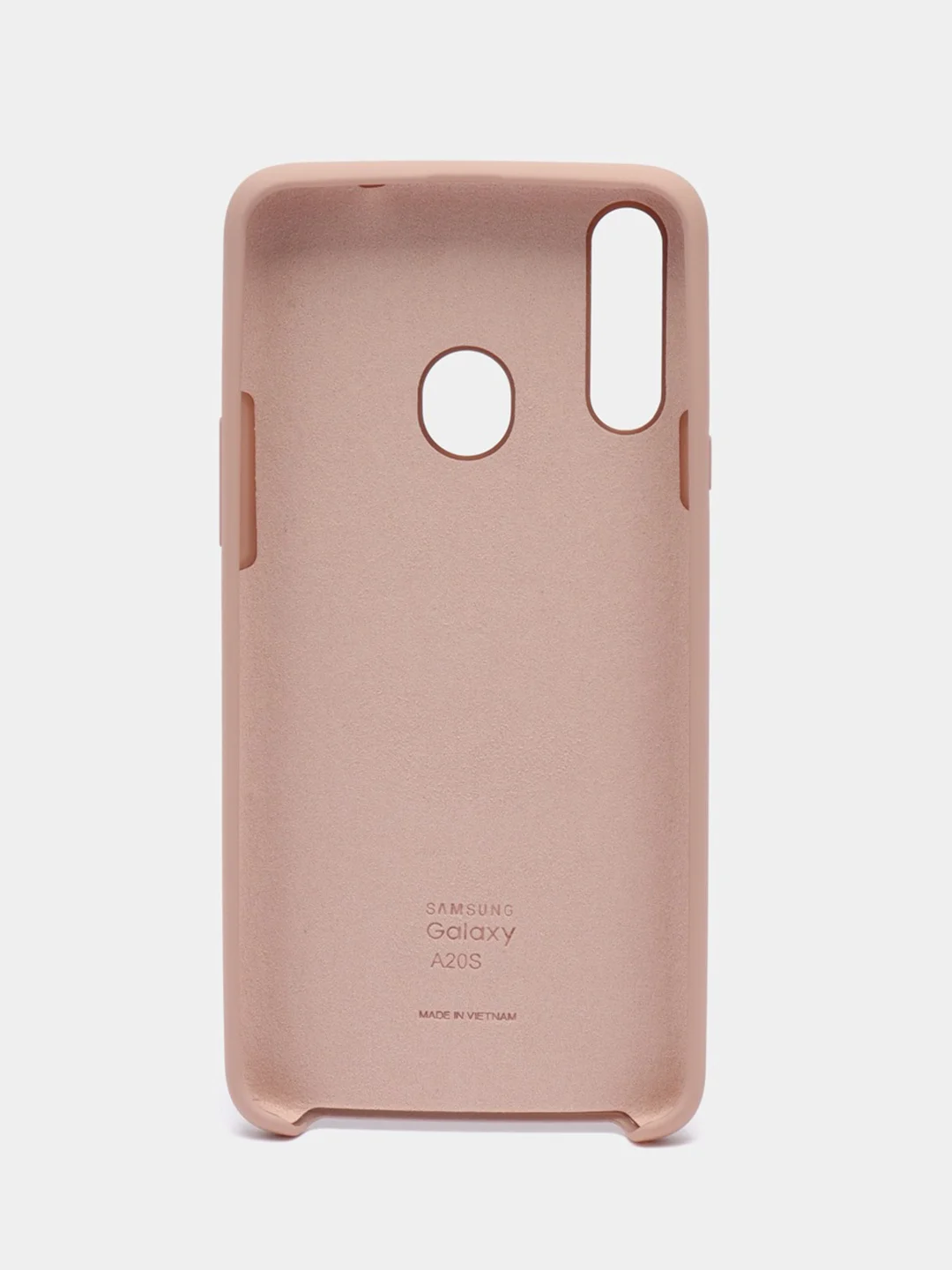 Бежевый чехол силиконовый Silicone Cover Case для Samsung Galaxy A20S, A60, M40