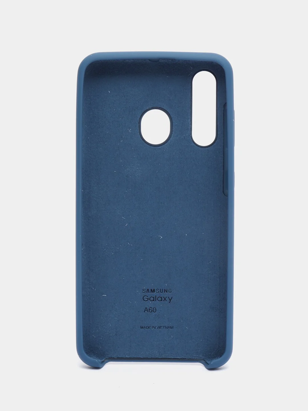 Темно-синий чехол силиконовый Silicone Cover Case для Samsung Galaxy A20S, A60, M40