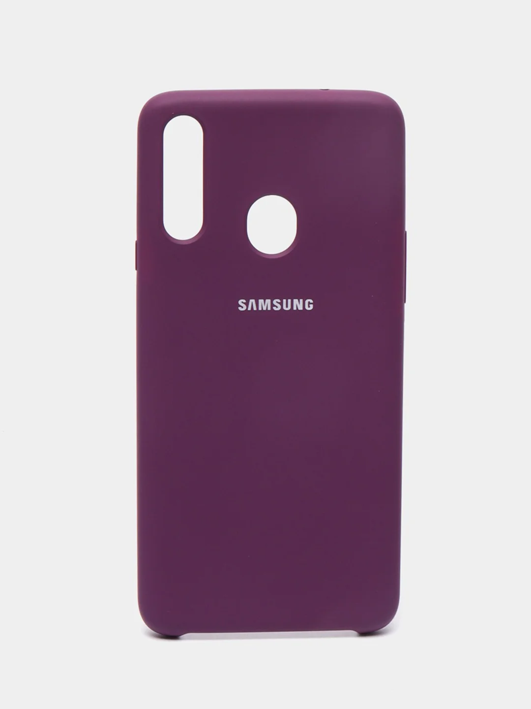 Пурпурный чехол силиконовый Silicone Cover Case для Samsung Galaxy A20S, A60, M40