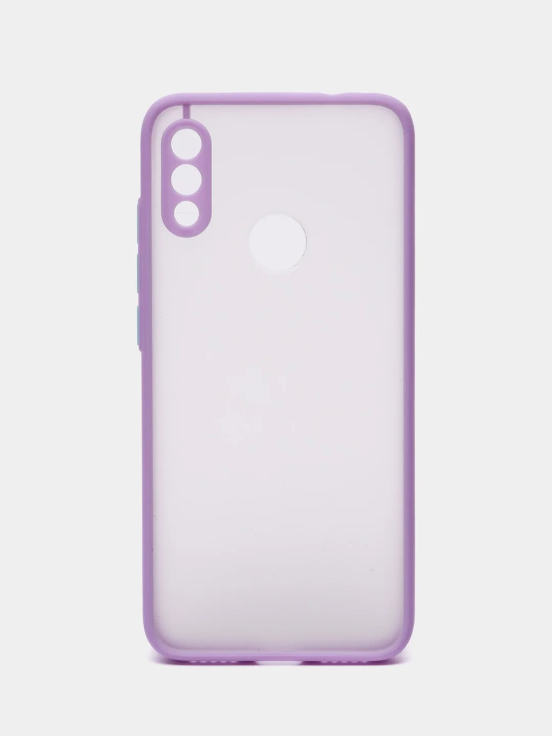 Лавандовый чехол для Xiaomi Redmi Note 7 матовый пластиковый полупрозрачный