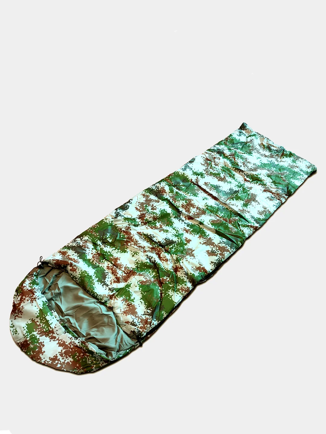 Спальный мешок 200x70см камуфляж пиксель