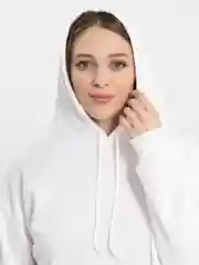 Белый худи женское