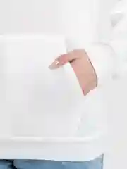 Белый худи женское