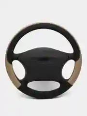 Молочный оплетка чехол на руль из эко-кожы