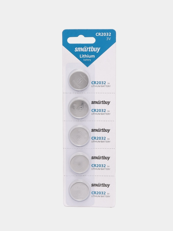 Батарейки Smartbuy CR2032, литиевые 3V