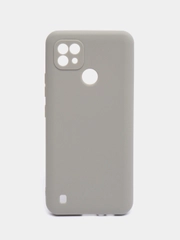 Чехол для Realme C21 силиконовый матовый, цветной