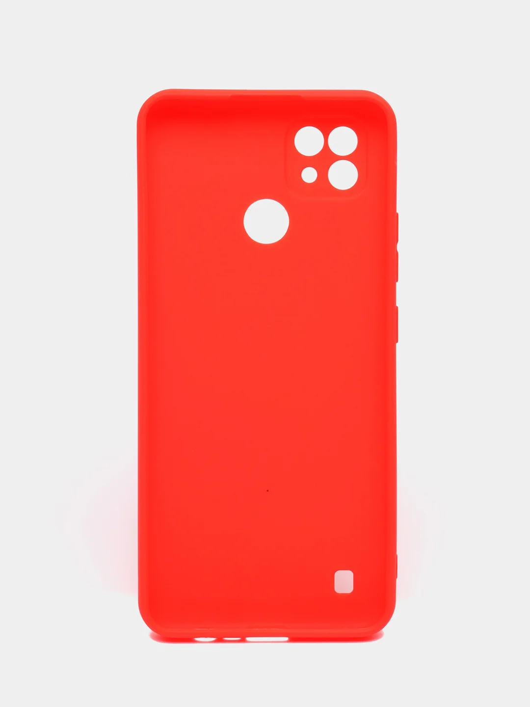 Красный чехол для Realme C21 силиконовый матовый, цветной