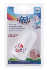 CANPOL Babies Детская зубная щетка силиконовая массажная в контейнере