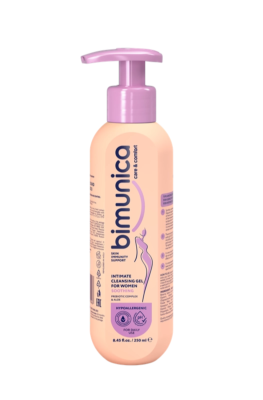 Bimunica Гель для интимной гигиены успокаивающий, 250 мл