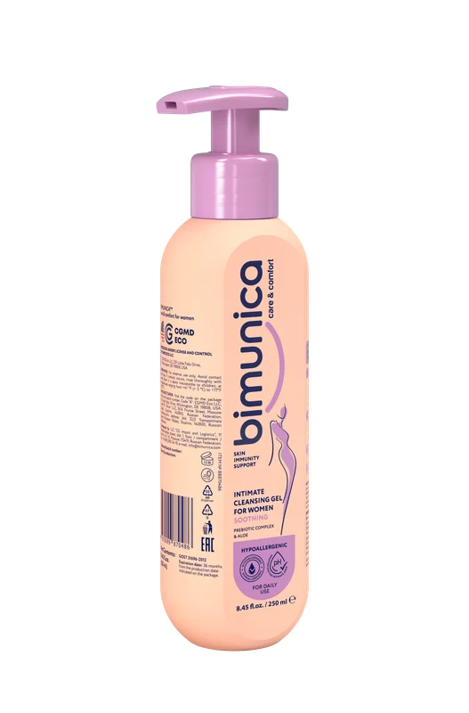 Bimunica Гель для интимной гигиены успокаивающий, 250 мл