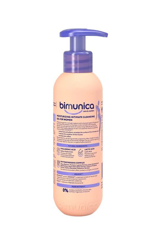Bimunica Гель для интимной гигиены увлажняющий, 250 мл
