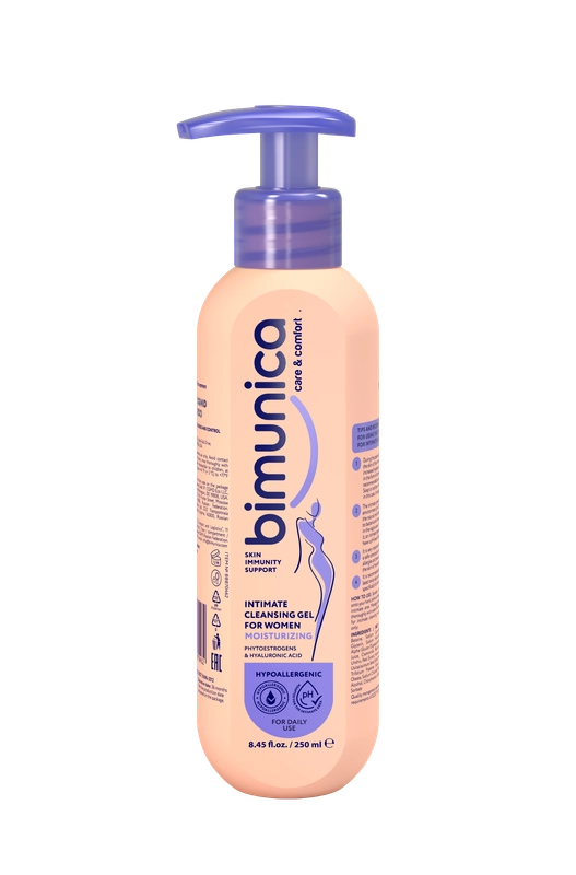 Bimunica Гель для интимной гигиены увлажняющий, 250 мл
