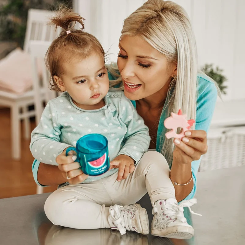 Бирюзовый canpol babies So Cool Чашка с антискользящим покрытием дна, 170 мл
