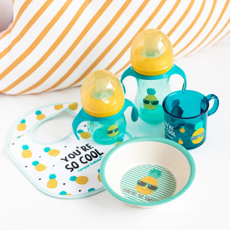 Бирюзовый canpol babies So Cool Чашка с антискользящим покрытием дна, 170 мл