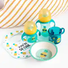 Бирюзовый canpol babies So Cool Чашка с антискользящим покрытием дна, 170 мл