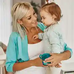 Бирюзовый canpol babies So Cool Чашка с антискользящим покрытием дна, 170 мл