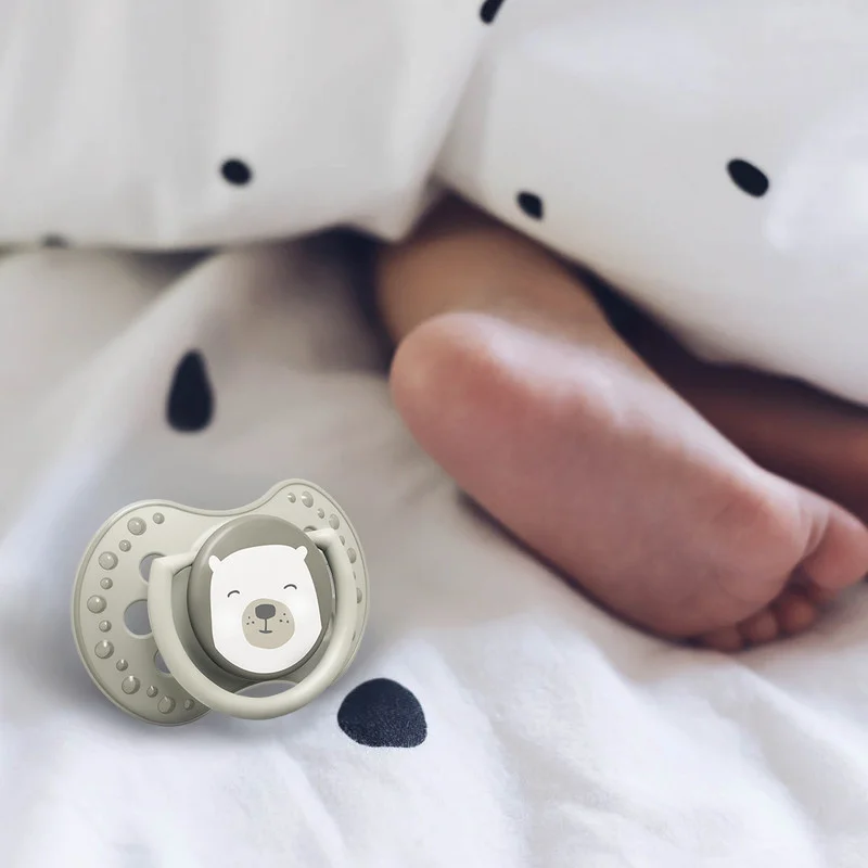 LOVI Buddy Bear Пустышка силиконовая динамическая 3-6 мес 2шт