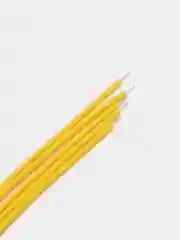 Контакт H 2.54мм с проводом 15см для разъема XH2.54 (желтый 26AWG) (5 штук)