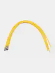 Контакт H 2.54мм с проводом 15см для разъема XH2.54 (желтый 26AWG) (5 штук)