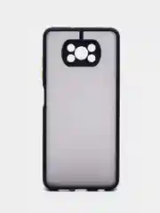 Темно-синий чехол для Xiaomi Poco X3 матовый пластиковый Сяоми Поко Х3